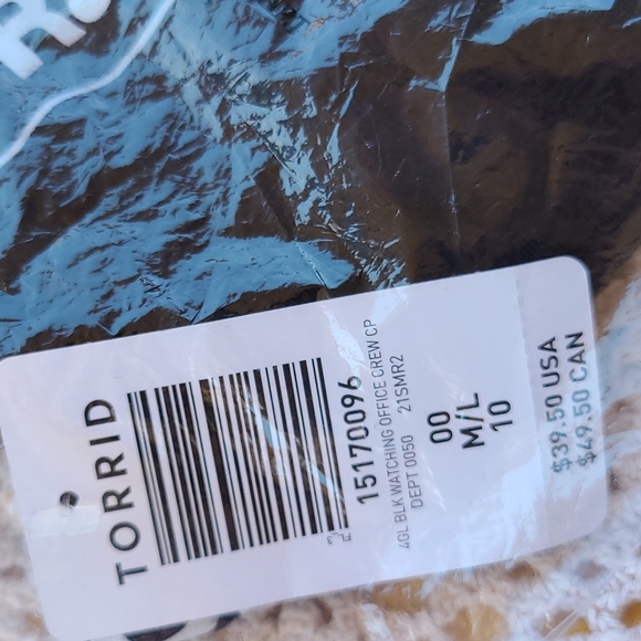 Torrid The Office TV Show SLIM FIT CREW TEE - BLACK - Picture 8 of 13